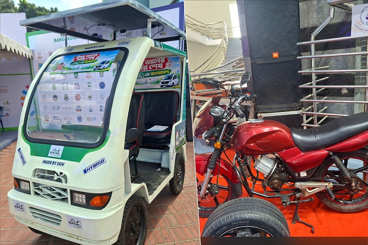 ২৫ টাকার বিদ্যুতে ৮০ কিলোমিটার যাবে বাইক, সূর্যের আলোতেই চলবে ‘সানকার’