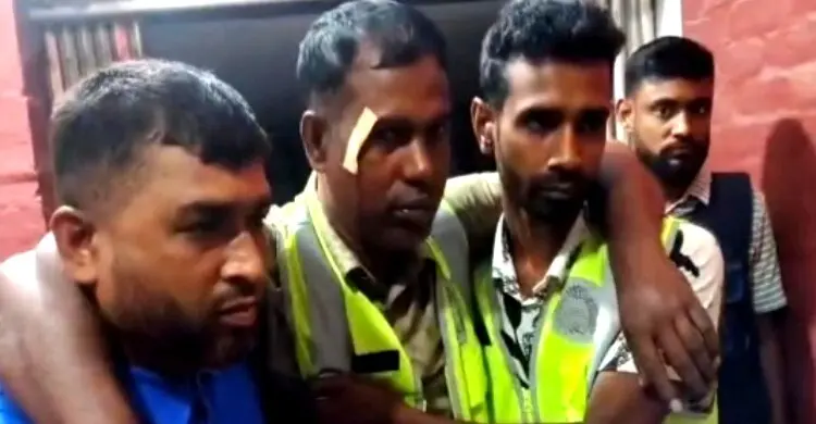 পুলিশের ওপর হামলা চালিয়ে আসামি ছিনতাই