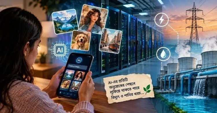 এআই ট্রেন্ড ফলো করতে গিয়ে পানি-বিদ্যুৎ অপচয় করছেন না তো?