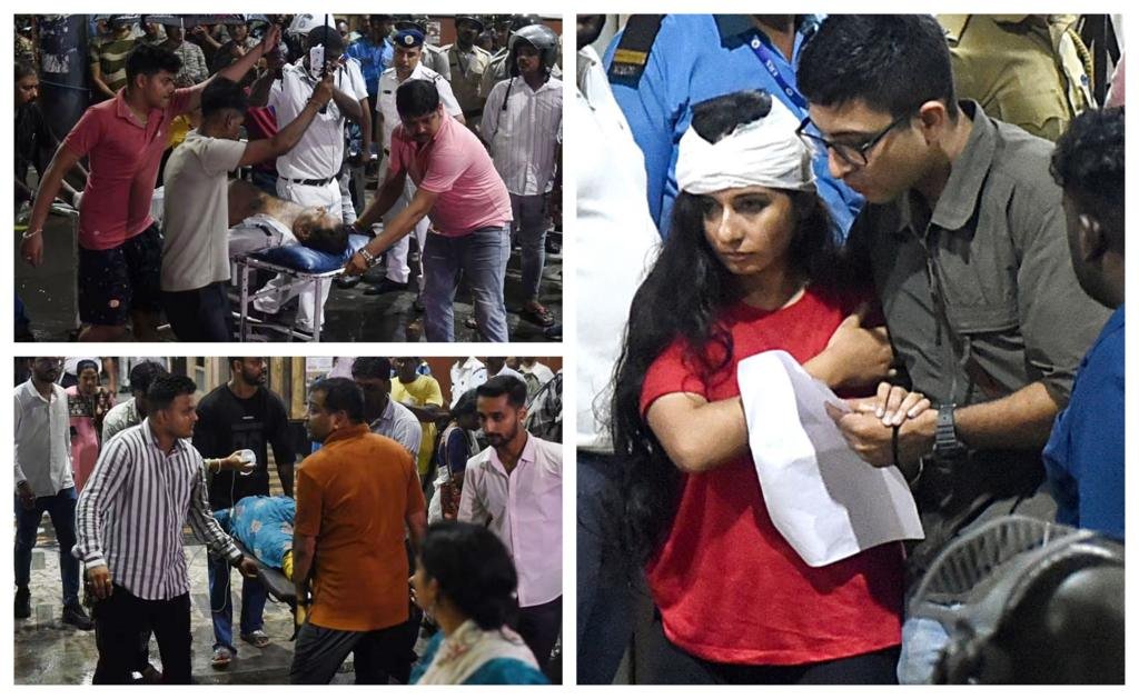 কলকাতায় দুর্গাপুজোর মণ্ডপে পদপিষ্ট হয়ে অন্তত ১৭ জনের মৃত্যু