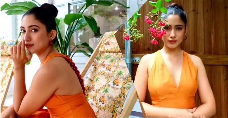 অরেঞ্জ গাউনে গর্জিয়াস সাফা কবির, ছবিতে চোখ ফেরানো দায়