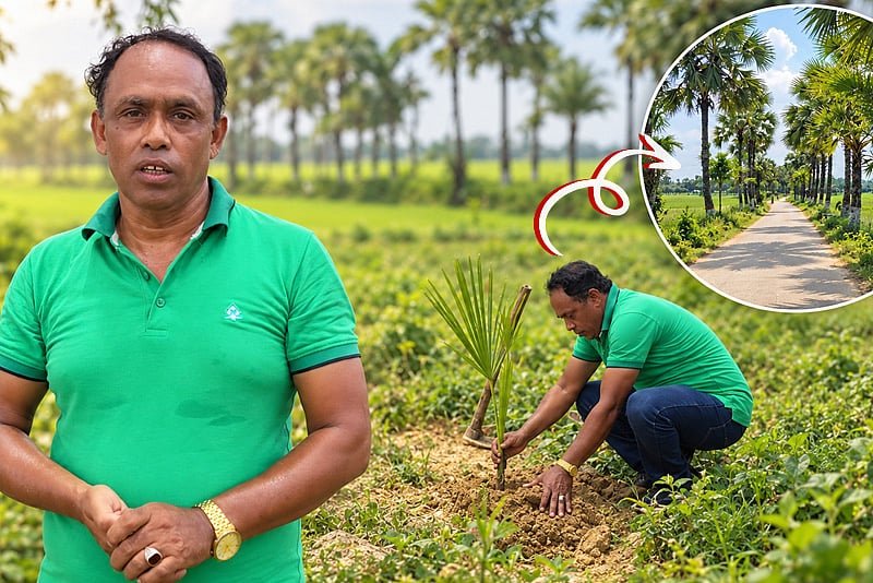 ৪০ বছর ধরে গাছ লাগিয়ে অনন্য ‘গাছের বন্ধু’ আরিফ স্যার
