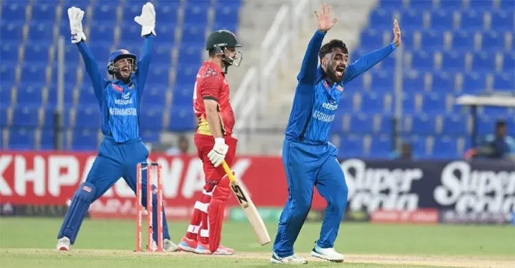বাংলাদেশকে হারানো জিম্বাবুয়ে পাত্তাই পেলো না আফগানিস্তানের কাছে
