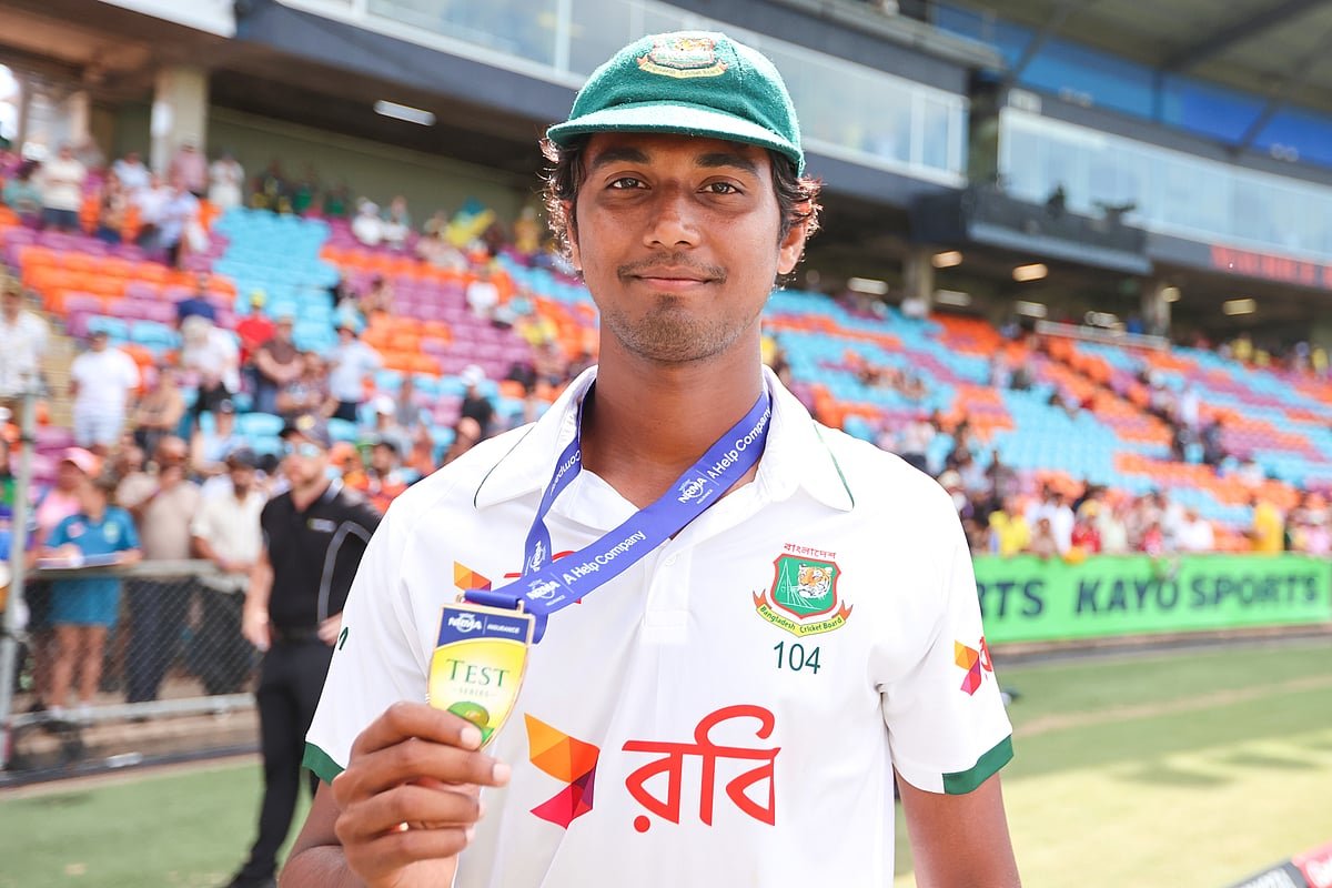 ডারউইনে টেস্ট জিতিয়ে আইসিসির মাসসেরার দৌড়ে হাসান মাহমুদ