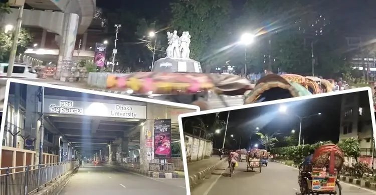 ঢাবি ক্যাম্পাসে স্বস্তি ফেরালো সড়কবাতি, এখন দাবি কার্যকর সিসি ক্যামেরা