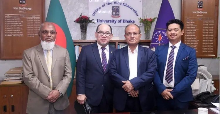 ঢাবি উপাচার্যের সঙ্গে এমকিউএ’র প্রধান নির্বাহীর সৌজন্য সাক্ষাৎ
