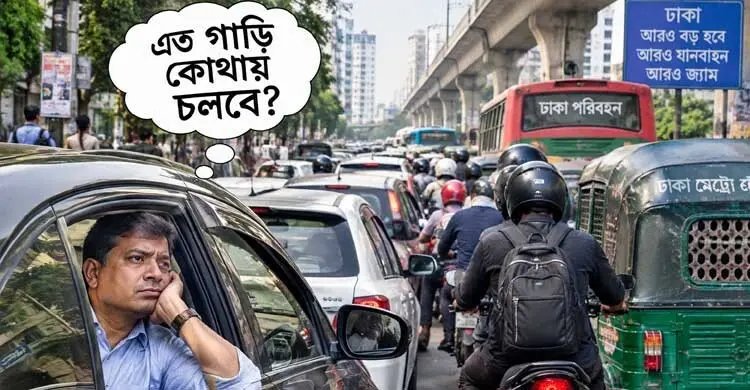 এত গাড়ি কোথায় চলবে?