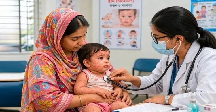 হাম উপসর্গে ঝরলো আরও ৬ শিশুর প্রাণ