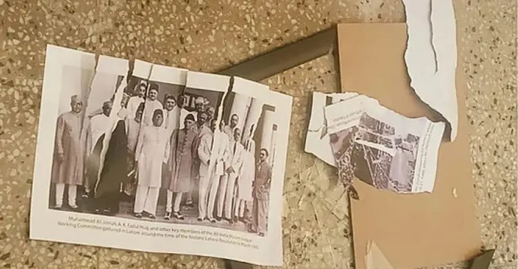 জিন্নাহর ছবি ছেঁড়ার ঘটনায় তৈয়ব হাবিলদারকে ‘গণ্ডমূর্খ’ বললেন জুমা