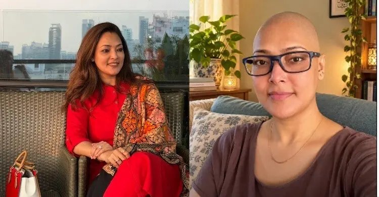 ক্যানসারের চিকিৎসায় মাথার সব চুল ফেলে সামিয়ার আবেগঘন বার্তা