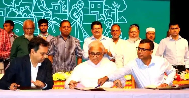 পাবনার বর্জ্য ব্যবস্থাপনা উন্নয়নে পৌরসভা-স্কয়ার-ব্র্যাকের চুক্তি