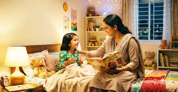 শিশুর মেধা বিকাশে ঘুমাতে যাওয়ার আগে করণীয়