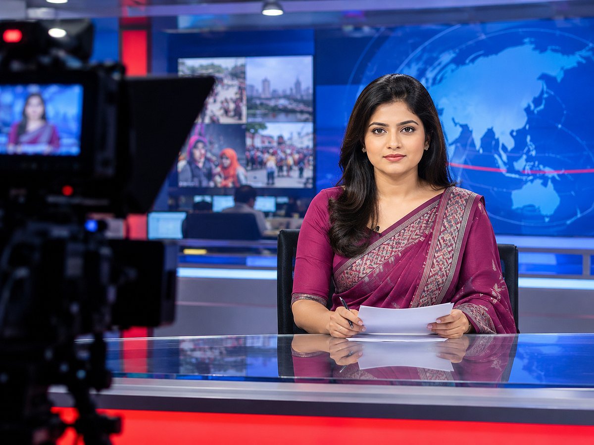 শুধু খবর পড়া নয়, যোগাযোগের শিল্পও নিউজ প্রেজেন্টেশন