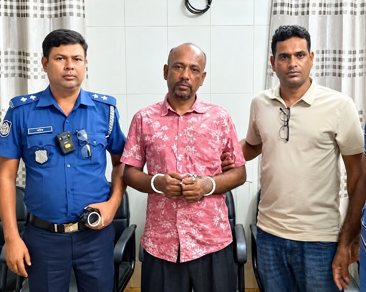 হাতকড়াসহ পালানো কার্যক্রম নিষিদ্ধ আওয়ামী লীগের নেতা ধরা পড়লেন যেভাবে
